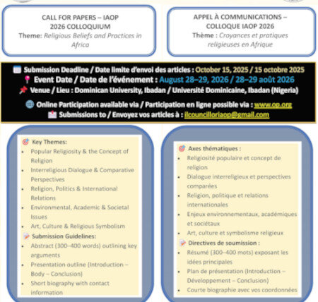 IAOP Colloquium – Flyers to be shared